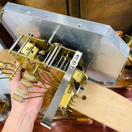 Đồng hồ cổ FFR 8/8 thùng nu nho số nổi vàng - Ảnh 12