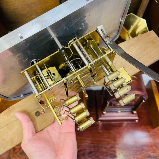 Đồng hồ cổ FFR 8/8 thùng nu nho số nổi vàng - Ảnh 14