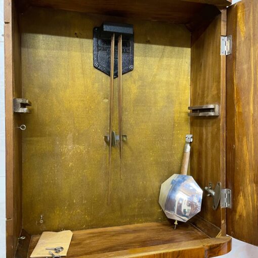 Đồng hồ cổ Girod 8/8 thùng vân nu chơi chuông 2 bản nhạc - Ảnh 15