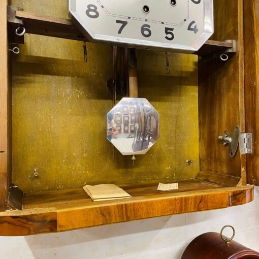 Đồng hồ cổ Girod 8/8 thùng vân nu chơi chuông 2 bản nhạc - Ảnh 10