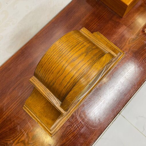 Đồng hồ vai bò Howard Miller 5/5 mặt số la mã độc đáo - Ảnh 4