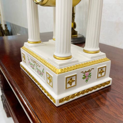 Đồng hồ để bàn Hermle phong cách Cổng Khải Hoàn Môn sang trọng - Ảnh 6