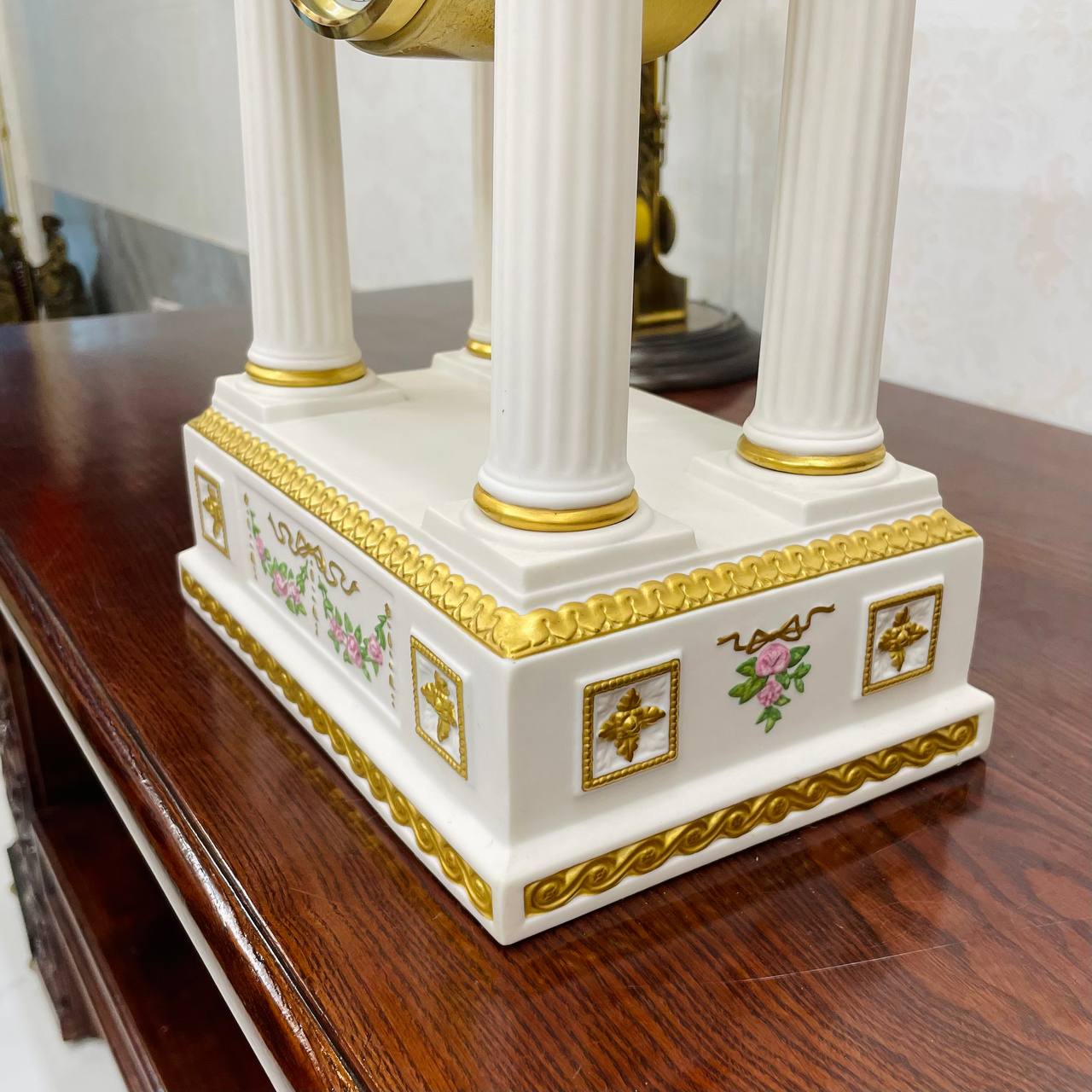 Đồng hồ để bàn Hermle phong cách Cổng Khải Hoàn Môn sang trọng - Ảnh 6