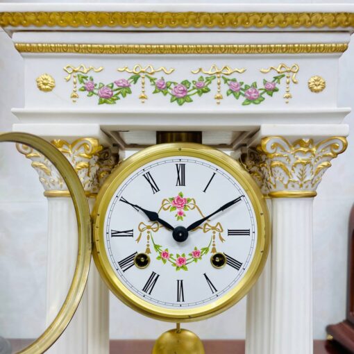 Đồng hồ để bàn Hermle phong cách Cổng Khải Hoàn Môn sang trọng - Ảnh 8