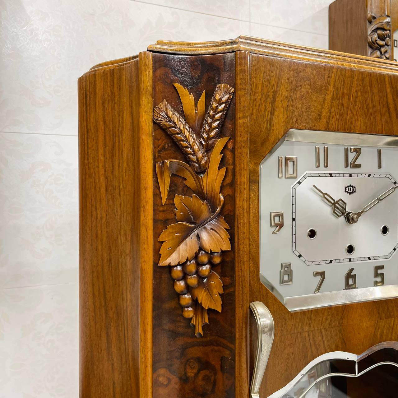 Đồng hồ cổ Odo 54/10 Binh Boong thùng lúa mạch 3 buồng khum - Ảnh 5