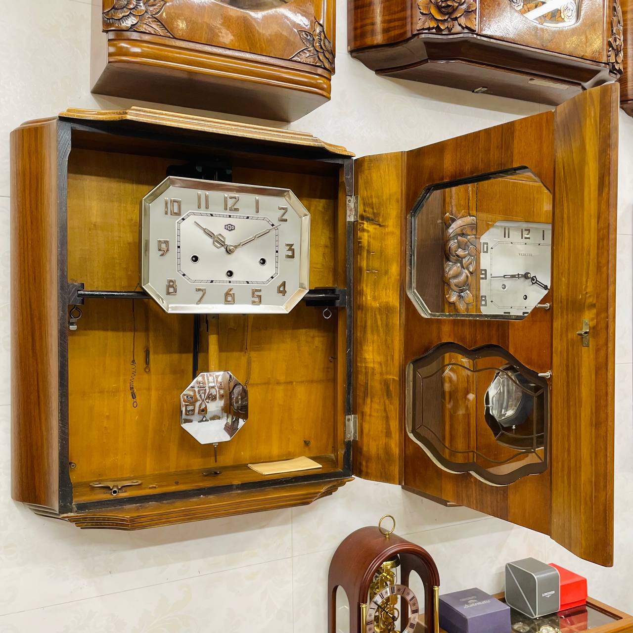 Đồng hồ cổ Odo 54/10 Binh Boong thùng lúa mạch 3 buồng khum - Ảnh 11