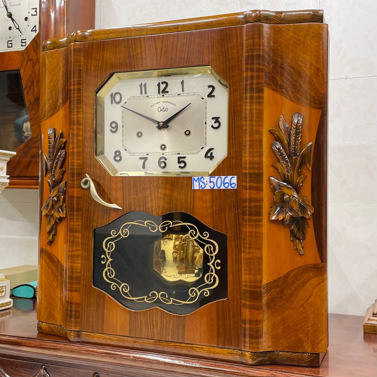 Đồng hồ cổ Odo 62/8 thùng khủng số nổi siêu VIP - Ảnh 4