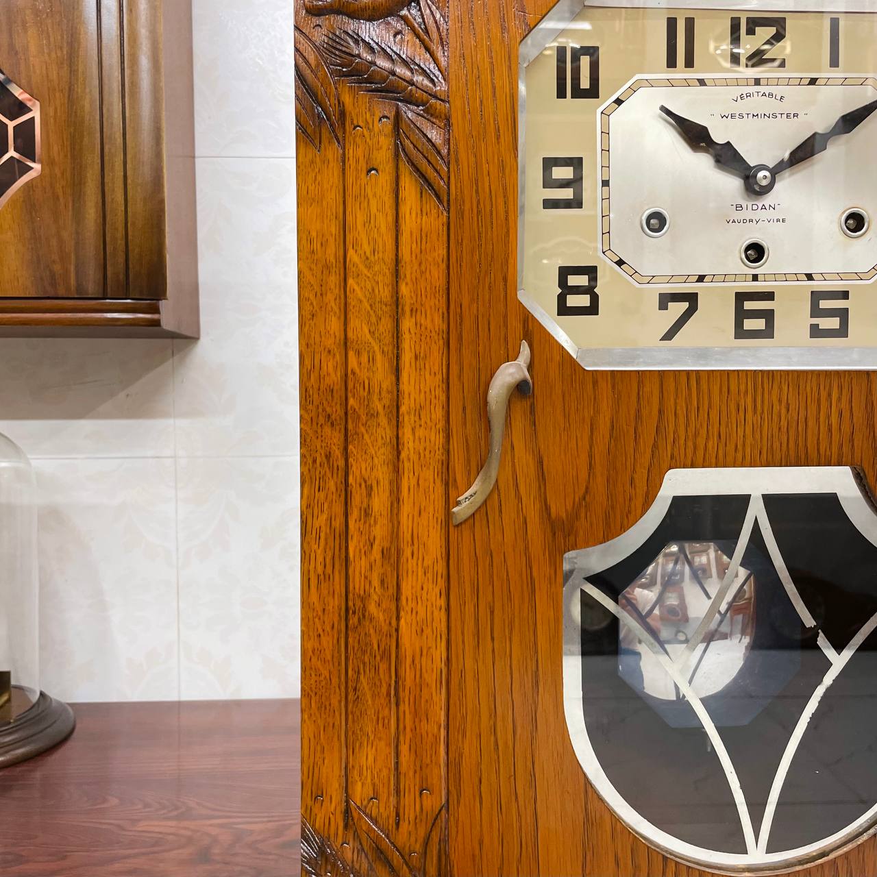 Đồng hồ cổ Jura 8/8 thùng 4 bông chuông hay - Ảnh 5