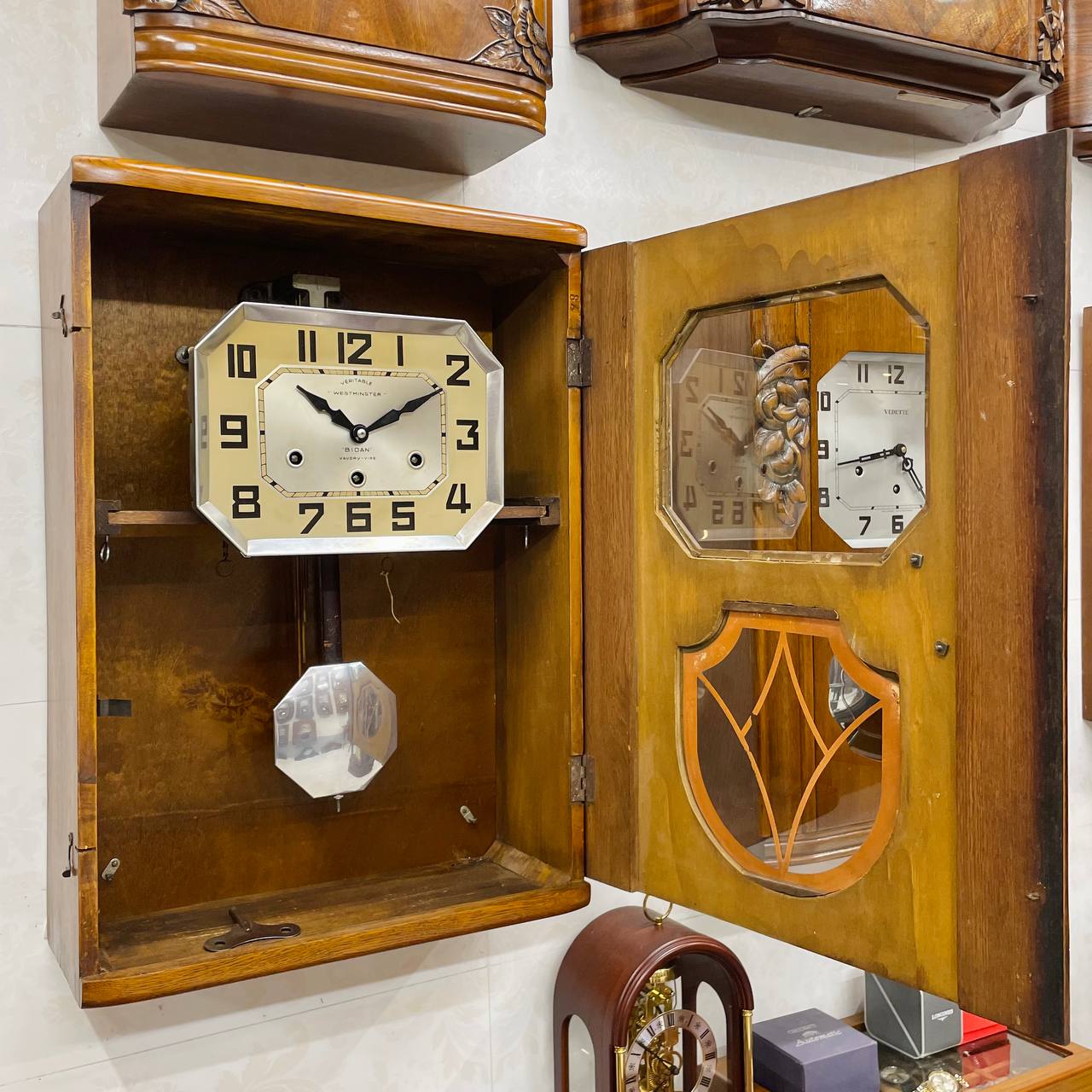 Đồng hồ cổ Jura 8/8 thùng 4 bông chuông hay - Ảnh 8