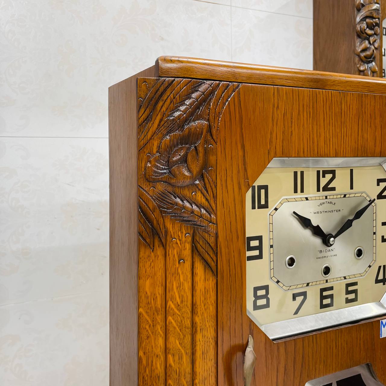 Đồng hồ cổ Jura 8/8 thùng 4 bông chuông hay - Ảnh 6