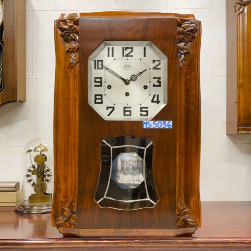 Đồng hồ cổ Girod 8/8 thùng nu chơi chuông 2 bản nhạc - Ảnh 2