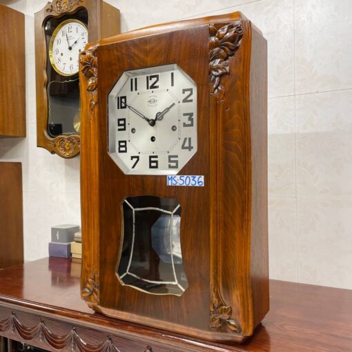 Đồng hồ cổ Girod 8/8 thùng nu chơi chuông 2 bản nhạc - Ảnh 3