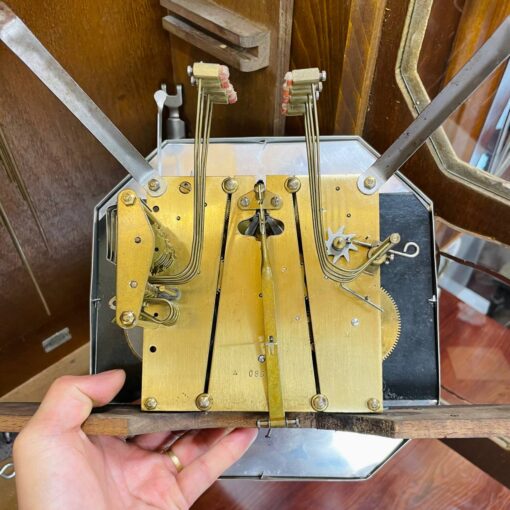 Đồng hồ cổ Girod 8/8 thùng nu chơi chuông 2 bản nhạc - Ảnh 9