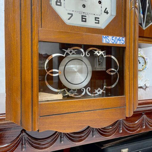 Đồng hồ cổ Vedette 8/8 thùng sồi hoa đẹp cổ điển - Ảnh 5