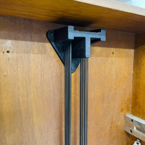 Đồng hồ cổ Vedette 8/8 thùng sồi hoa đẹp cổ điển - Ảnh 12