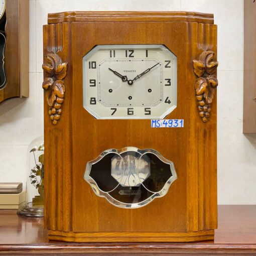 Đồng hồ cổ Vedette 8/8 thùng nu nho - Ảnh 2