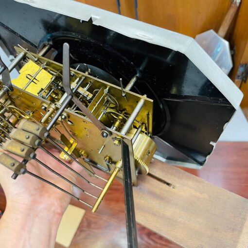 Đồng hồ cổ Vedette 8/8 thùng nu nho - Ảnh 11