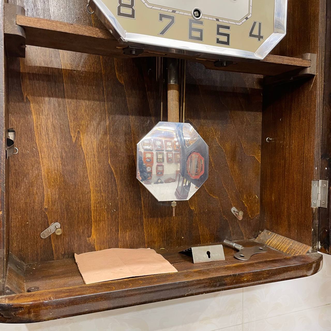 Đồng hồ cổ MK 8/8 thùng nu nho siêu chất - Ảnh 8