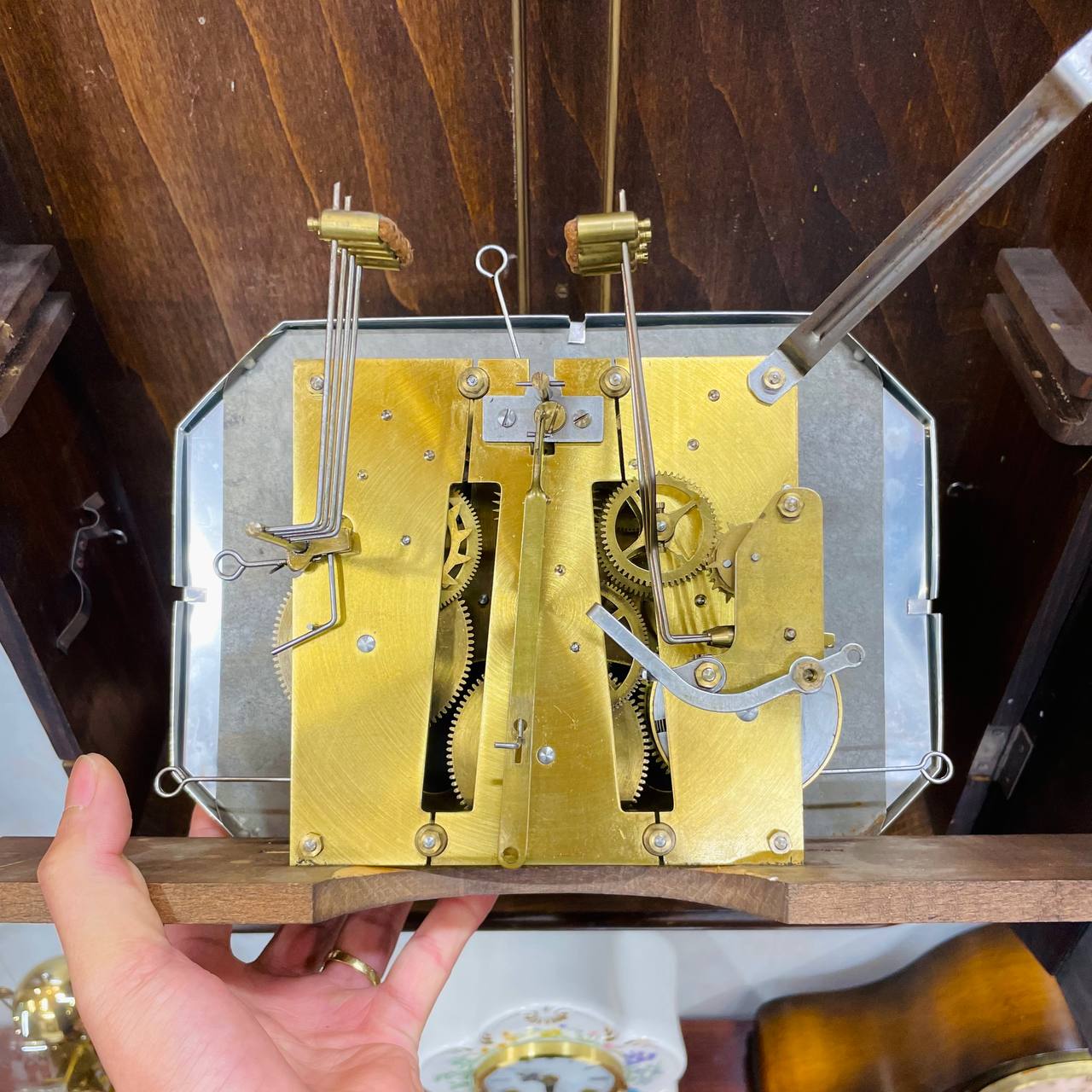 Đồng hồ cổ MK 8/8 thùng nu nho siêu chất - Ảnh 9