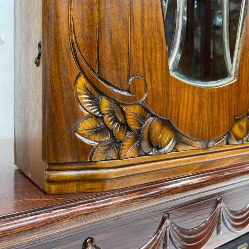 Đồng hồ cổ GB 8/8 thùng nu đào siêu chất - Ảnh 3