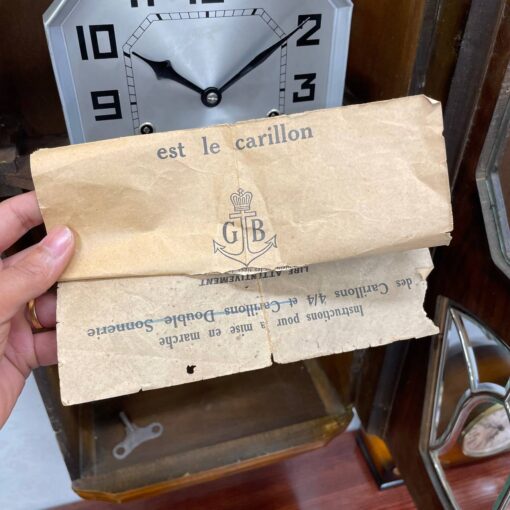 Đồng hồ cổ GB 8/8 thùng nu đào siêu chất - Ảnh 8