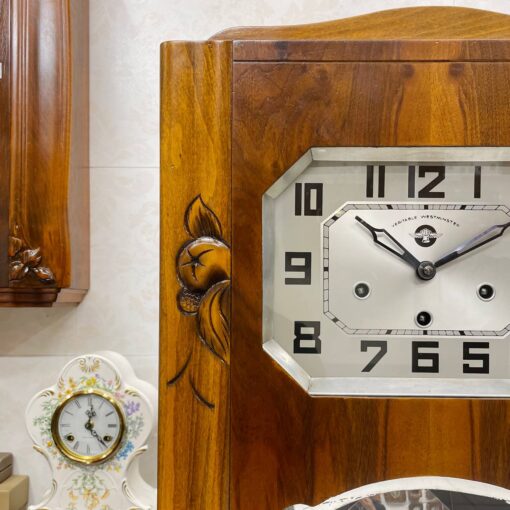 Đồng hồ cổ FFR 8/8 thùng nu đào đẹp cổ điển - Ảnh 4