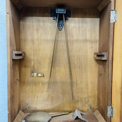 Đồng hồ cổ FFR 8/8 thùng nu đào đẹp cổ điển - Ảnh 11