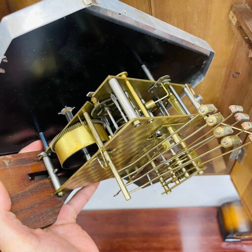 Đồng hồ cổ FFR 8/8 thùng nu đào đẹp cổ điển - Ảnh 9