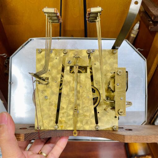 Đồng hồ cổ Girod 8/8 thùng sồi chuông ngân - Ảnh 8