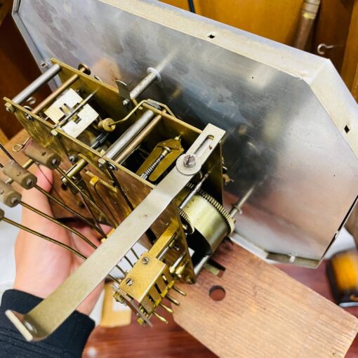 Đồng hồ cổ Girod 8/8 thùng sồi chuông ngân - Ảnh 9