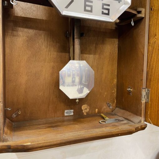 Đồng hồ cổ Girod 8/8 thùng nu dài chơi chuông 2 bản nhạc - Ảnh 7