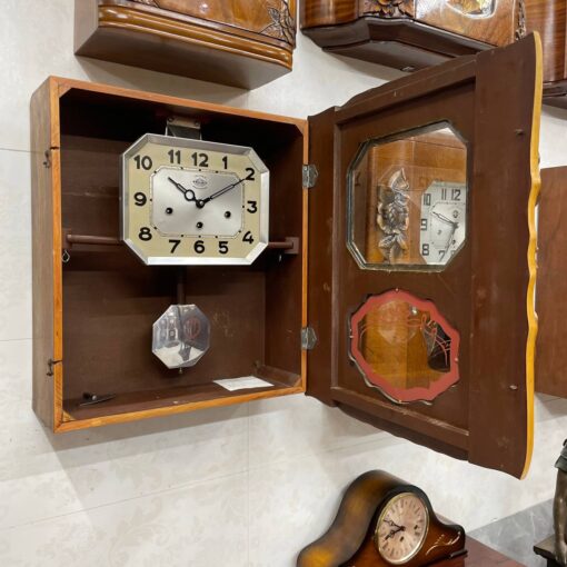 Đồng hồ cổ Girod 5/5 thùng nu hoa hồng - Ảnh 5