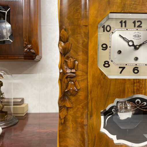 Đồng hồ cổ Girod 5/5 thùng nu hoa hồng - Ảnh 3