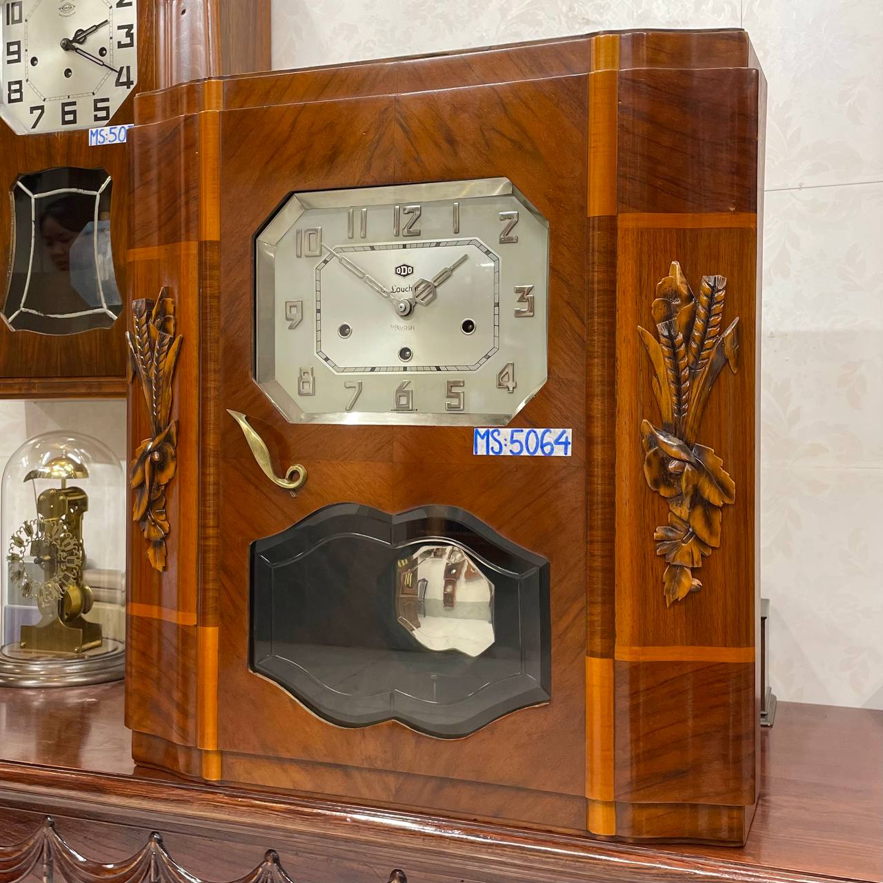 Đồng hồ cổ Odo 54/8 thùng lúa mạch số Crom siêu chất - Ảnh 4