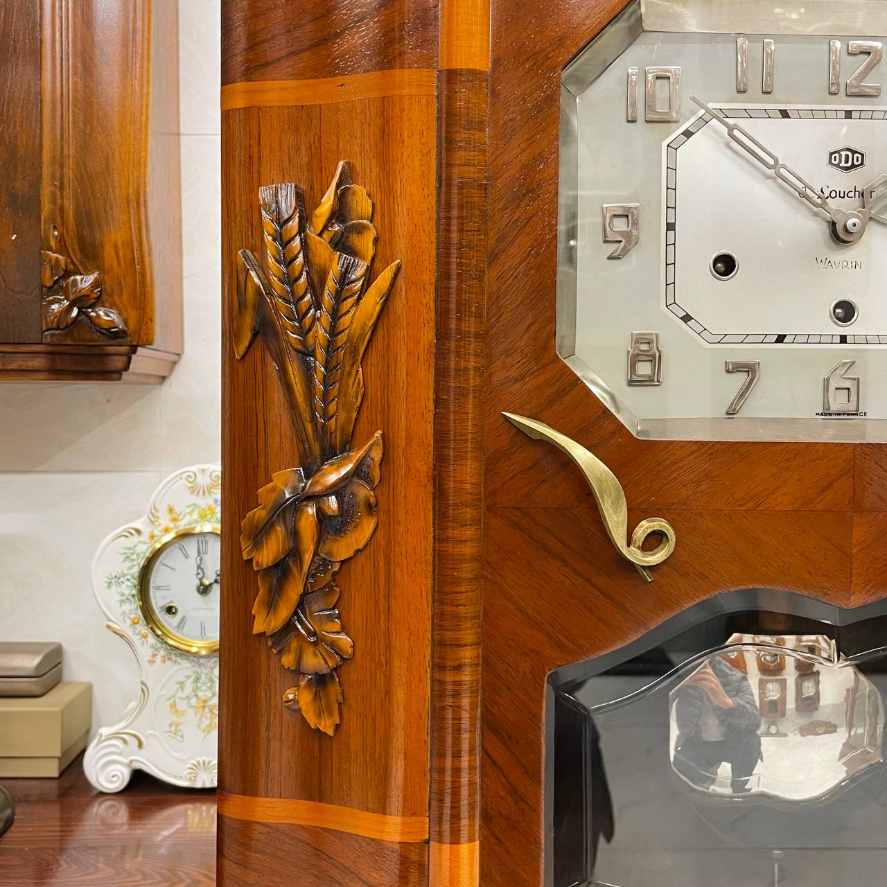 Đồng hồ cổ Odo 54/8 thùng lúa mạch số Crom siêu chất - Ảnh 5