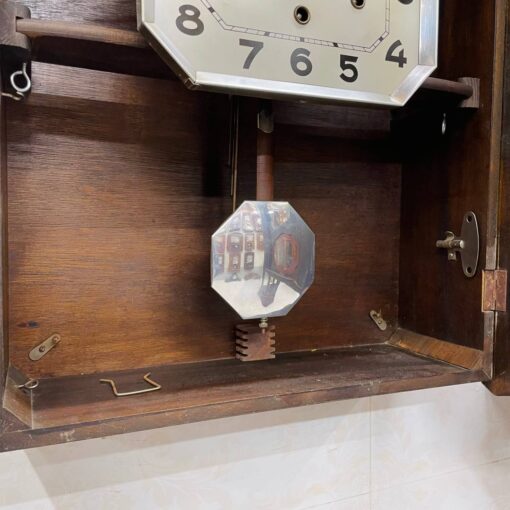 Đồng hồ cổ Girod 8/8 thùng nu đào chơi chuông 2 bản nhạc - Ảnh 10