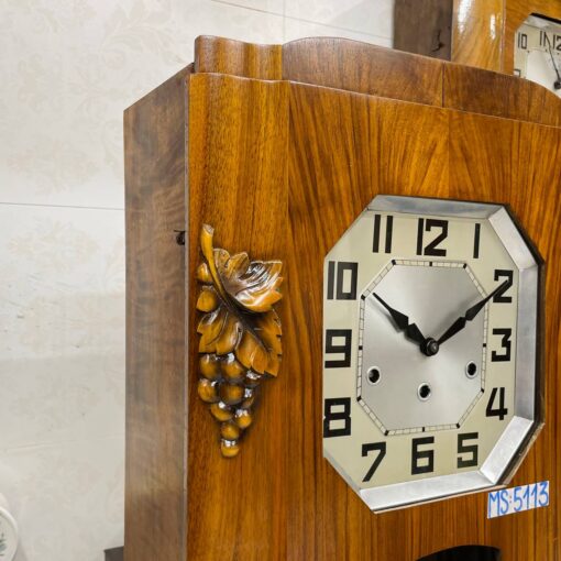 Đồng hồ cổ Jura 8/8 thùng nu nho chuông hay - Ảnh 3