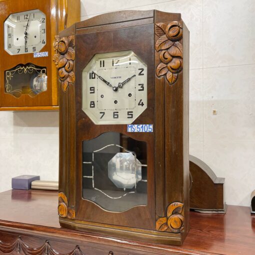 Đồng hồ cổ Vedette 5/5 thùng 4 bông đào - Ảnh 3