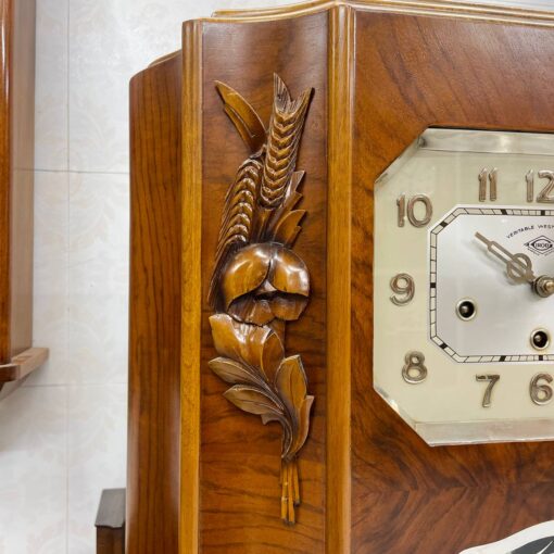 Đồng hồ cổ Girod 8/8 thùng 3 buồng số Crom siêu VIP - Ảnh 5