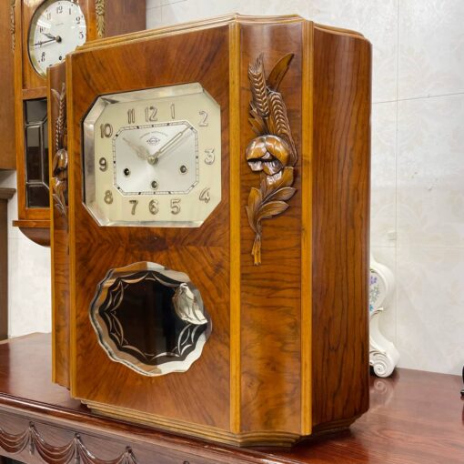 Đồng hồ cổ Girod 8/8 thùng 3 buồng số Crom siêu VIP - Ảnh 4