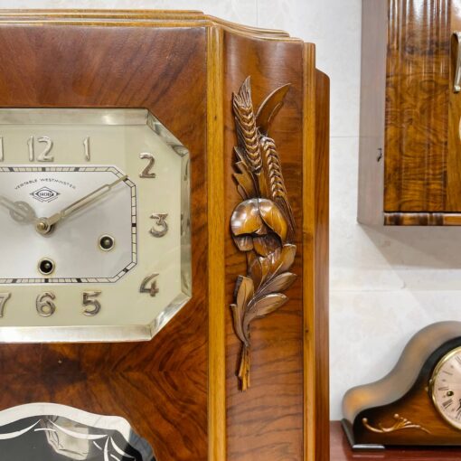 Đồng hồ cổ Girod 8/8 thùng 3 buồng số Crom siêu VIP - Ảnh 6