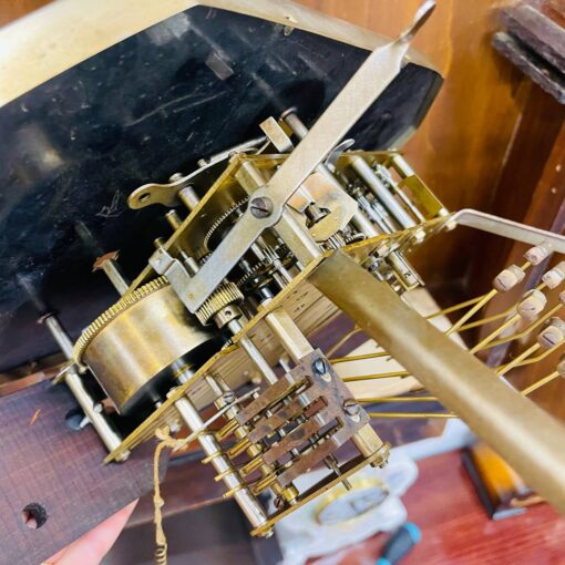 Đồng hồ cổ Girod 8/8 thùng 3 buồng số Crom siêu VIP - Ảnh 15