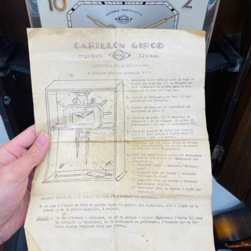 Đồng hồ cổ Girod 8/8 thùng 3 buồng số Crom siêu VIP - Ảnh 20