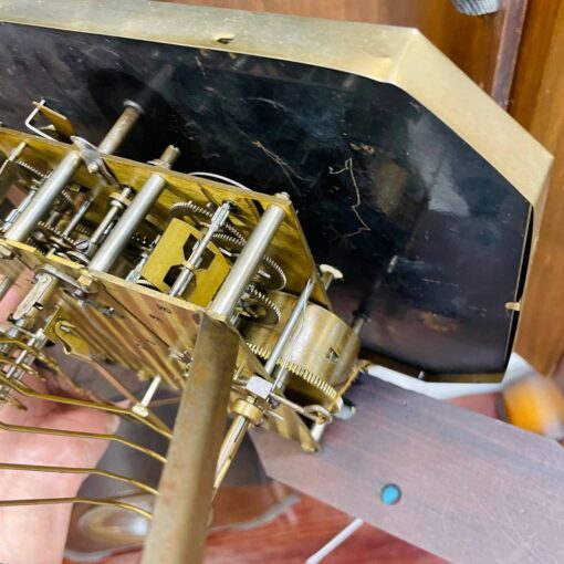 Đồng hồ cổ Girod 8/8 thùng 3 buồng số Crom siêu VIP - Ảnh 17