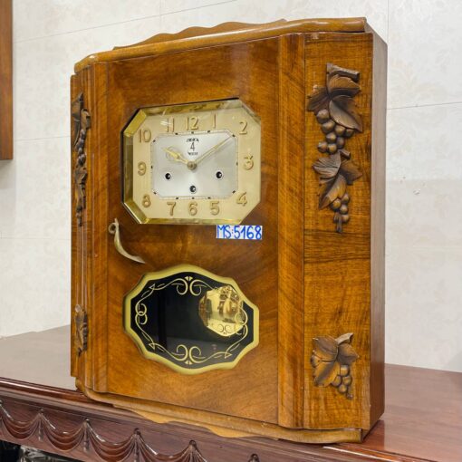 Đồng hồ cổ FFR 10/10 thùng 4 bông chơi chuông 4 bản nhạc - Ảnh 4