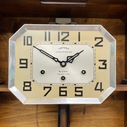 Đồng hồ cổ Jura 8/8 chạm bông tinh xảo chuông hay - Ảnh 8