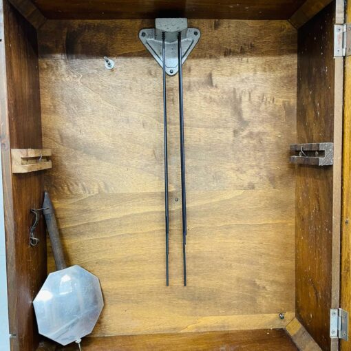 Đồng hồ cổ Jura 8/8 chạm bông tinh xảo chuông hay - Ảnh 13