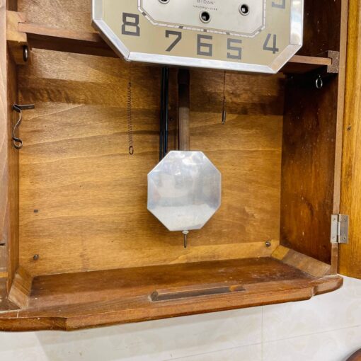 Đồng hồ cổ Jura 8/8 chạm bông tinh xảo chuông hay - Ảnh 9