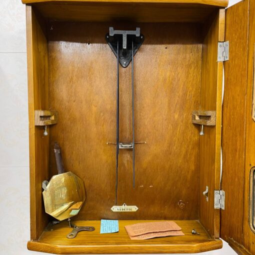 Đồng hồ cổ Vedette 8/8 thùng nu nho số nổi vàng - Ảnh 14