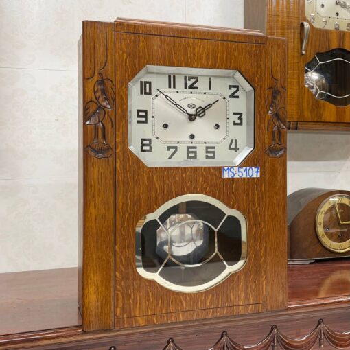 Đồng hồ Odo 54/8 thùng sồi lê đẹp cổ điển - Ảnh 3